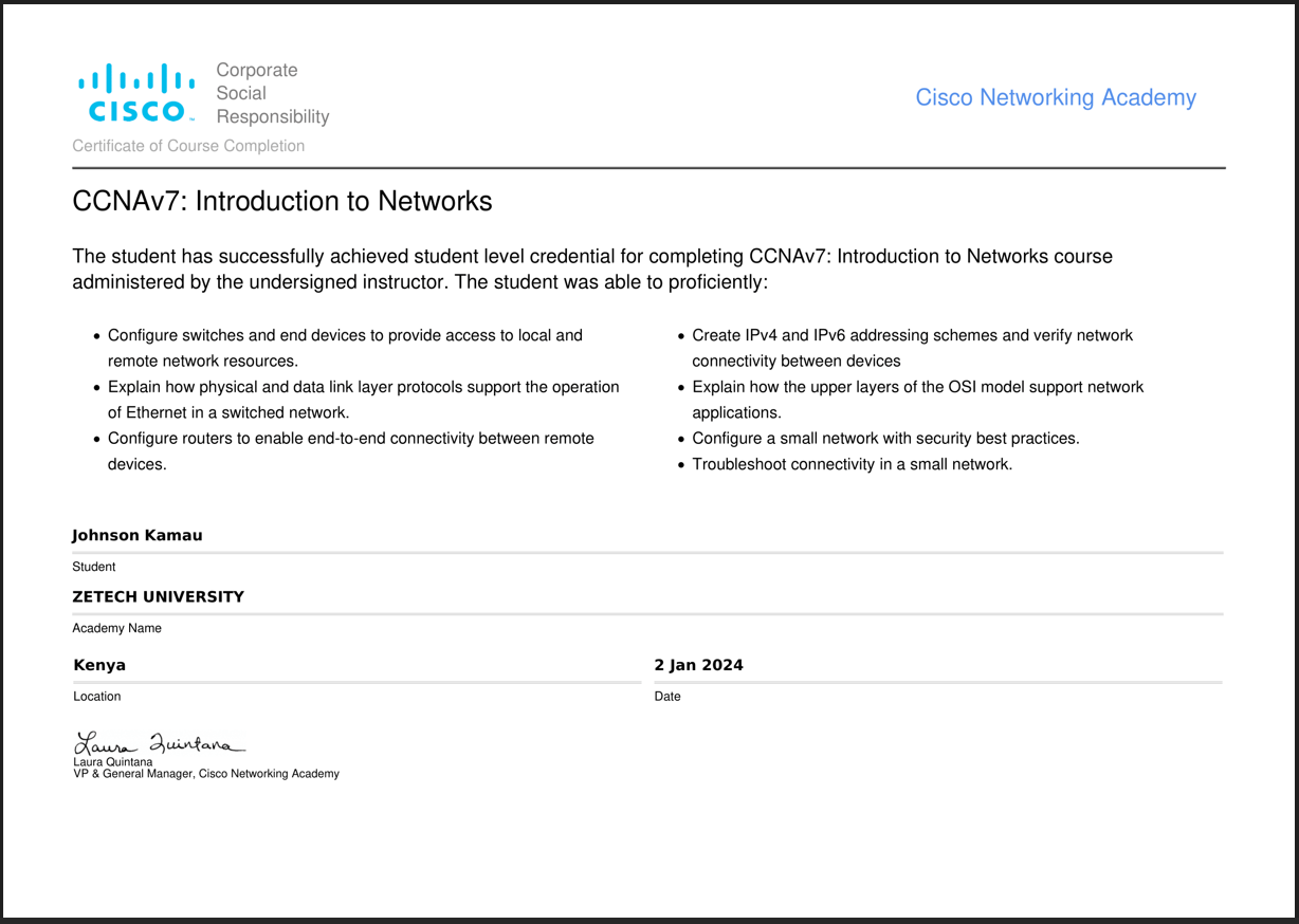 Introduction to Cisco